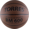 Мяч баск. "TORRES BM600" арт.B10025, р.5, ПУ, нейлон. корд, бут. камера, темнокоричневый-черн