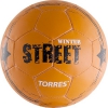 Мяч футб. "TORRES Winter Street" арт. F30285, р.5, 32 пан, рез, 4 подкл. слоя, руч. сшив,оранж-чер