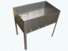 	 Мангал сборный "Эконом" в г/коробке,400х250х400х0,4