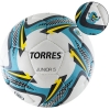 Мяч футб. "TORRES Junior-5" арт.F318225, р.5, вес 390-410 г,глянц.ПУ,3 сл,32 п, руч.сш,бел-гол-сер