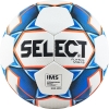 Мяч футзал. "SELECT Futsal Mimas" арт. 852608-003, р.4, IMS, 32 пан, гл.ПУ, руч.сш, бел-гол-оранж