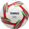 Мяч футзал. "TORRES Futsal Match" арт.F31864, р.4, 32 панели. PU, 4 подкл. слоя, бело-серебр-крас.